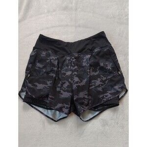 Bikewa Black and Gray Camo Padded Cycling Shorts Size Large